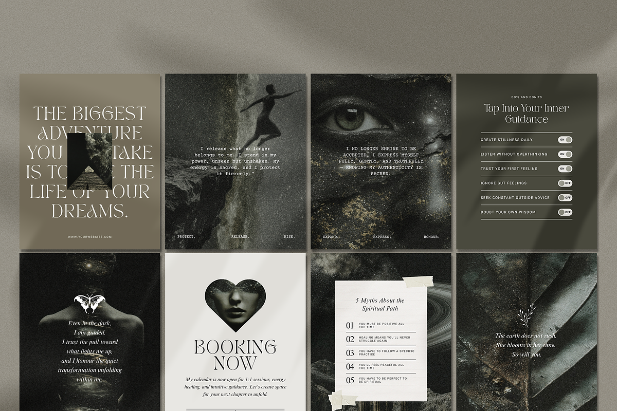 Mystical Instagram Template Bundle, a Social Media Template by Studio Loire (Photo 5 of 10)