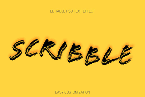 Grunge Marker Scribble Text Effect preview 4