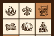 Vintage Cultures and Civilization, a Person Illustration by Creative Stall (Thumbnail 18 of 33)