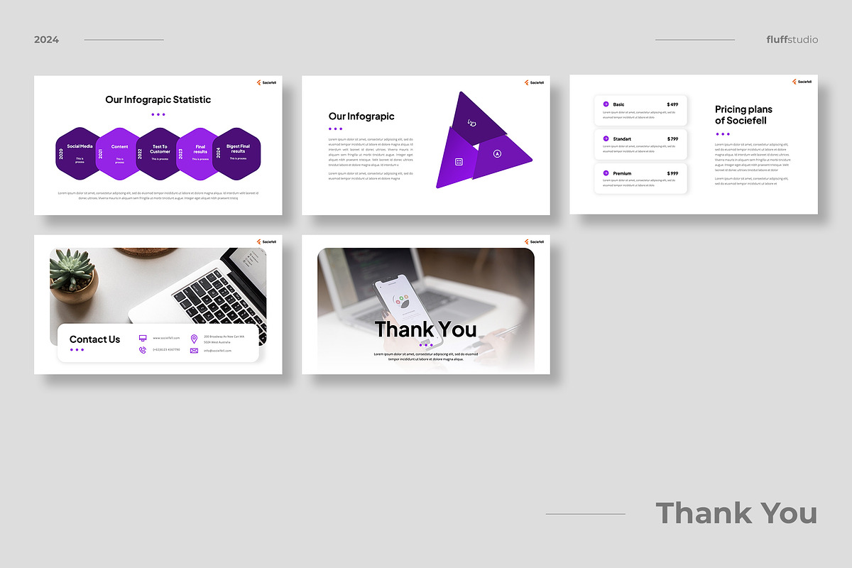 Social Media Marketing Google Slides, a Presentation Template by fluffstudio (Photo 5 of 5)