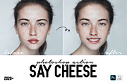 Say Cheese Photoshop Action, an Action Add-On by DuoFankaar (Thumbnail 1 of 9)