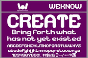 Connect Brains font, a Font by weknow (Thumbnail 3 of 9)