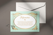 Baroque Wedding Stationery Suite, an Invitation Template by ilustrinna (Thumbnail 12 of 14)