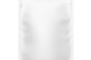 White blank foil food bag isolated, a Food & Drink Photo by BOOCYS