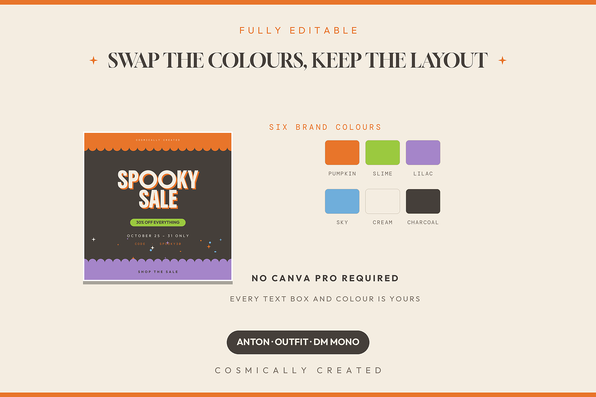 Halloween Shop Kit | 16 Templates, a Social Media Template by Jakayla Digital Co (Photo 5 of 7)