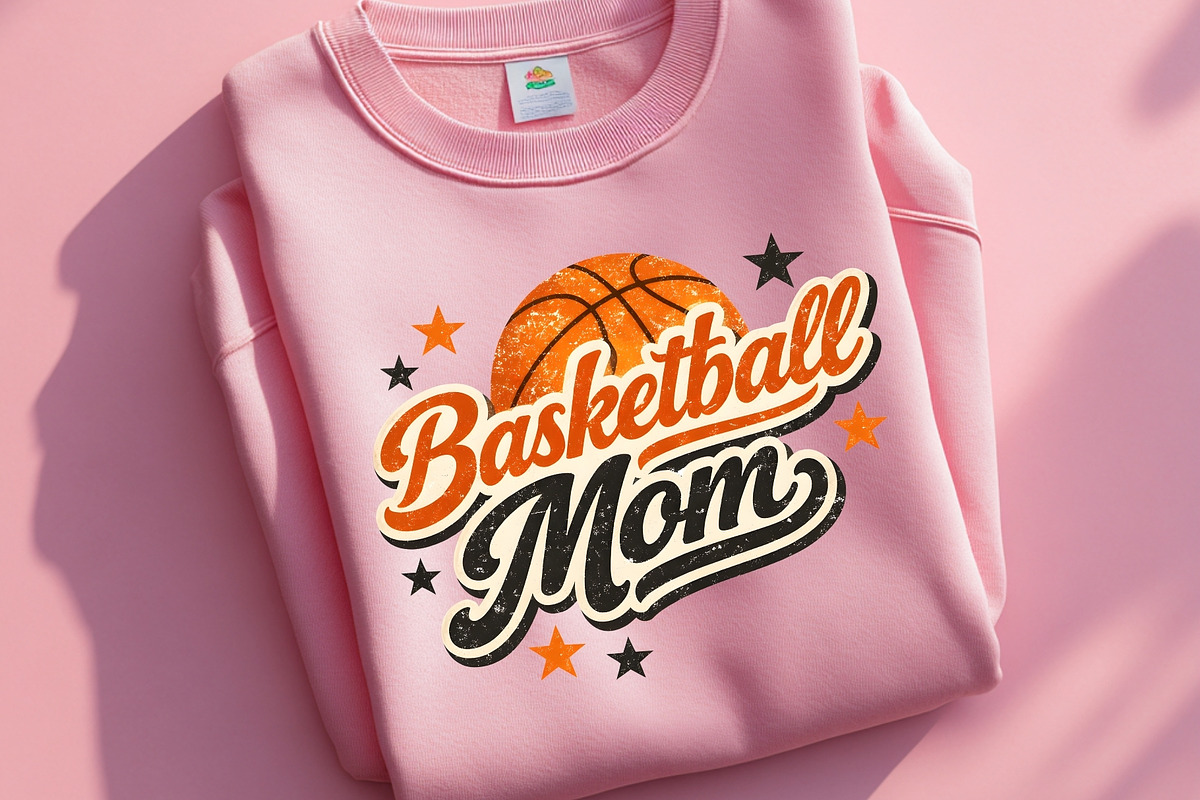 Retro Baskerball Mom PNG Shirt Sport, a Sport Illustration by SugarCloudStudioArt (Photo 4 of 6)
