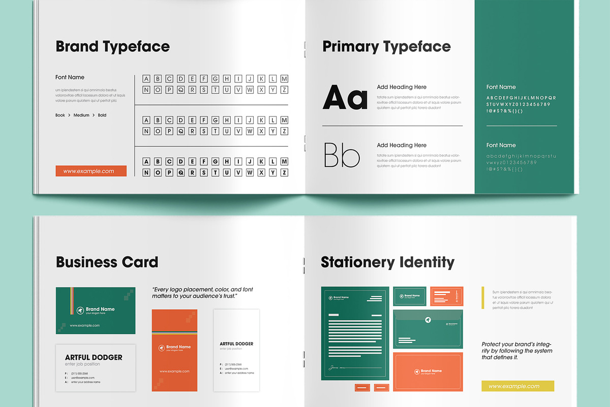 Modern Brand Identity Guideline Book, a Brochure Template by MightyDesign (Photo 5 of 9)