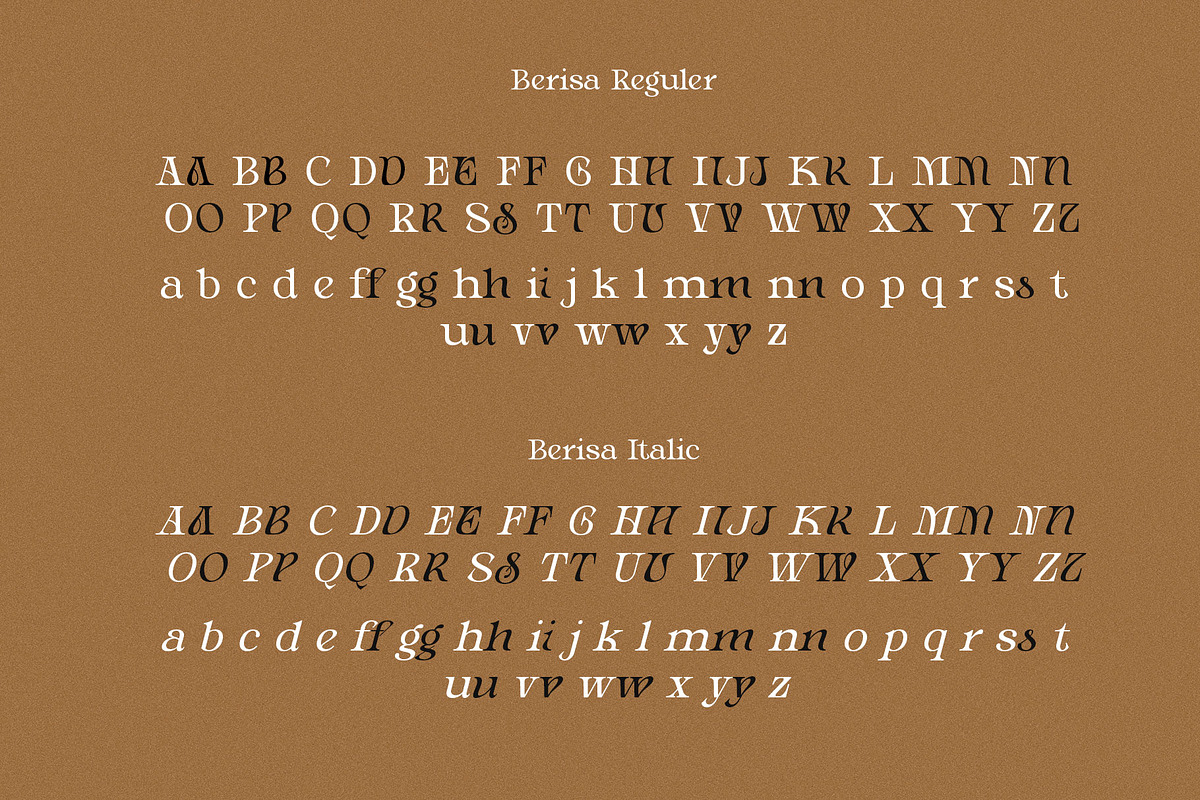 Berisa Modern Serif Font preview 7