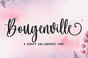 Bougenville - Wedding Font, a Script Font by Mozatype (Thumbnail 1 of 7)