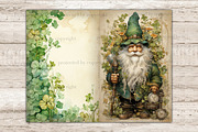 St. Patricks Day Gnomes Junk Journal, a Seasonal Illustration by GlamArtZhanna (Thumbnail 7 of 10)