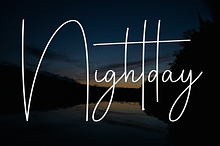 Nightday | Script Font