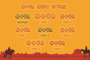 Nova Nest - Marque Font