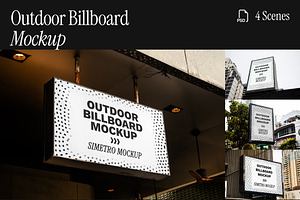 Billboard Outdoor Mockup, an Advertising Mockup by Simetrica Labs