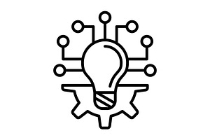 High Tech Line Icon, an Outline Icon by Pexelpy