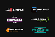 Colorful Titles v3 - MOGRT, a Templates & Theme by xyGraphic (Thumbnail 1 of 2)