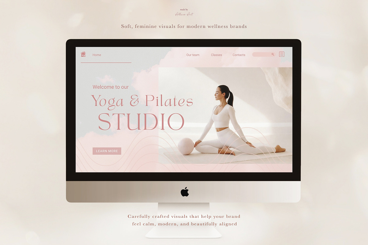240 Pilates Yoga Stock Photo Bundle, a Beauty & Fashion Photo by Allure Art (Photo 9 of 31)