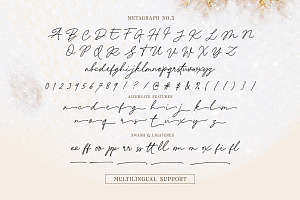 Metagraph Signature Script 3 Fonts