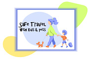 Traveling People Vector Illustration, a Person Illustration by RabbitAndPencil (Thumbnail 4 of 7)