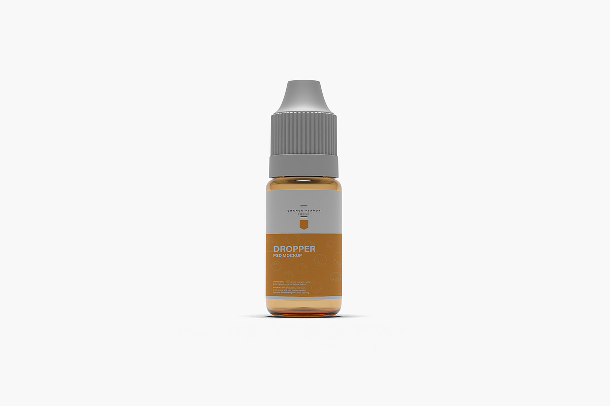 Dropper Bottle Mockup, a Cups & Container Mockup by zuhraabdullah (Photo 2 of 12)
