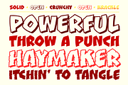 Clobberin' Time - ultrabold comic FX, a Handwritten Font by Comicraft Fonts (Thumbnail 4 of 6)