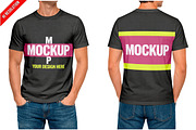 T-shirt Rusty Metal PSD, a Shirt Mockup by Bruno's Shop (Thumbnail 1 of 3)