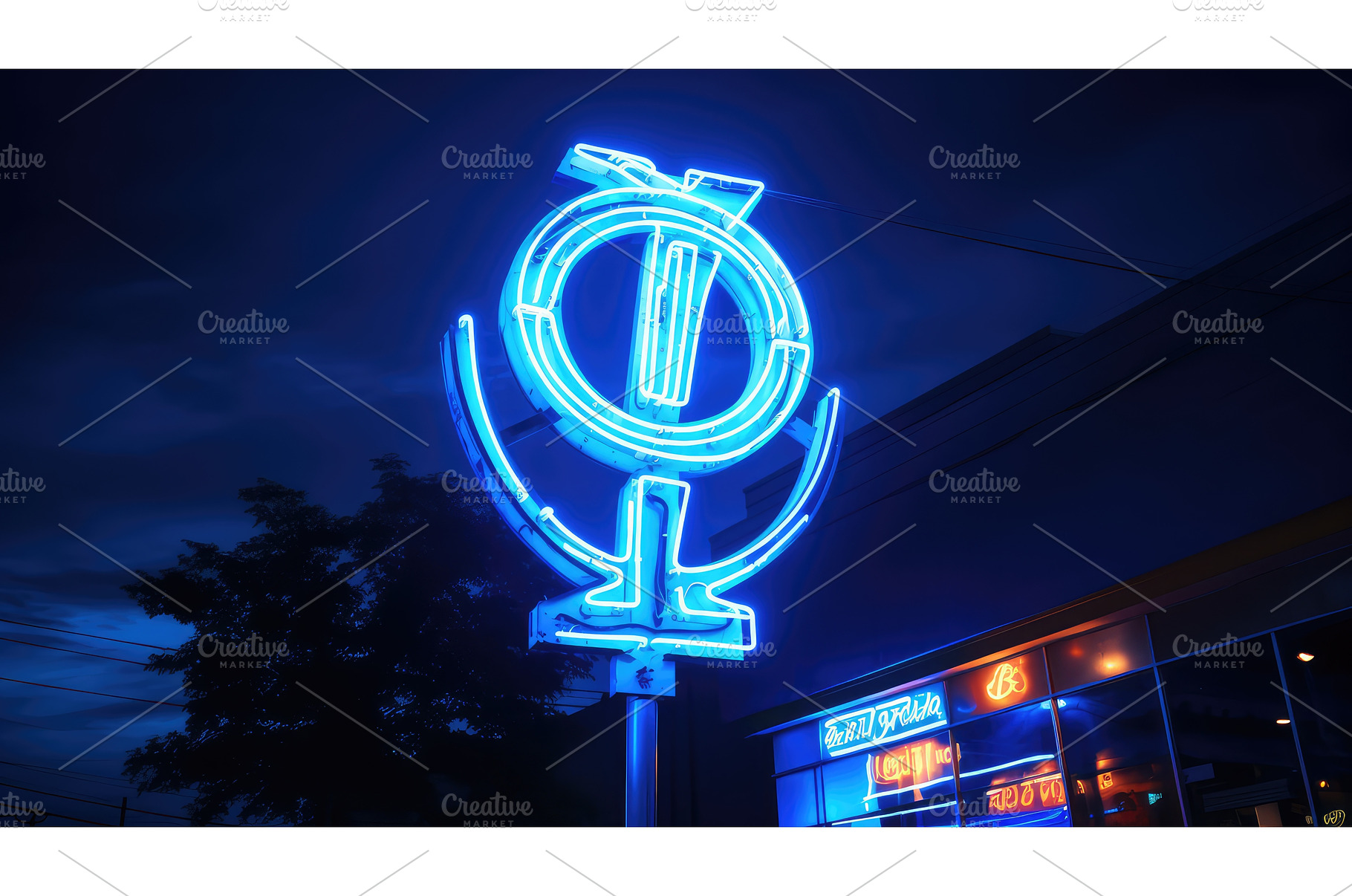 finance blue dollar sign ai, a Business Photo by pikepicture