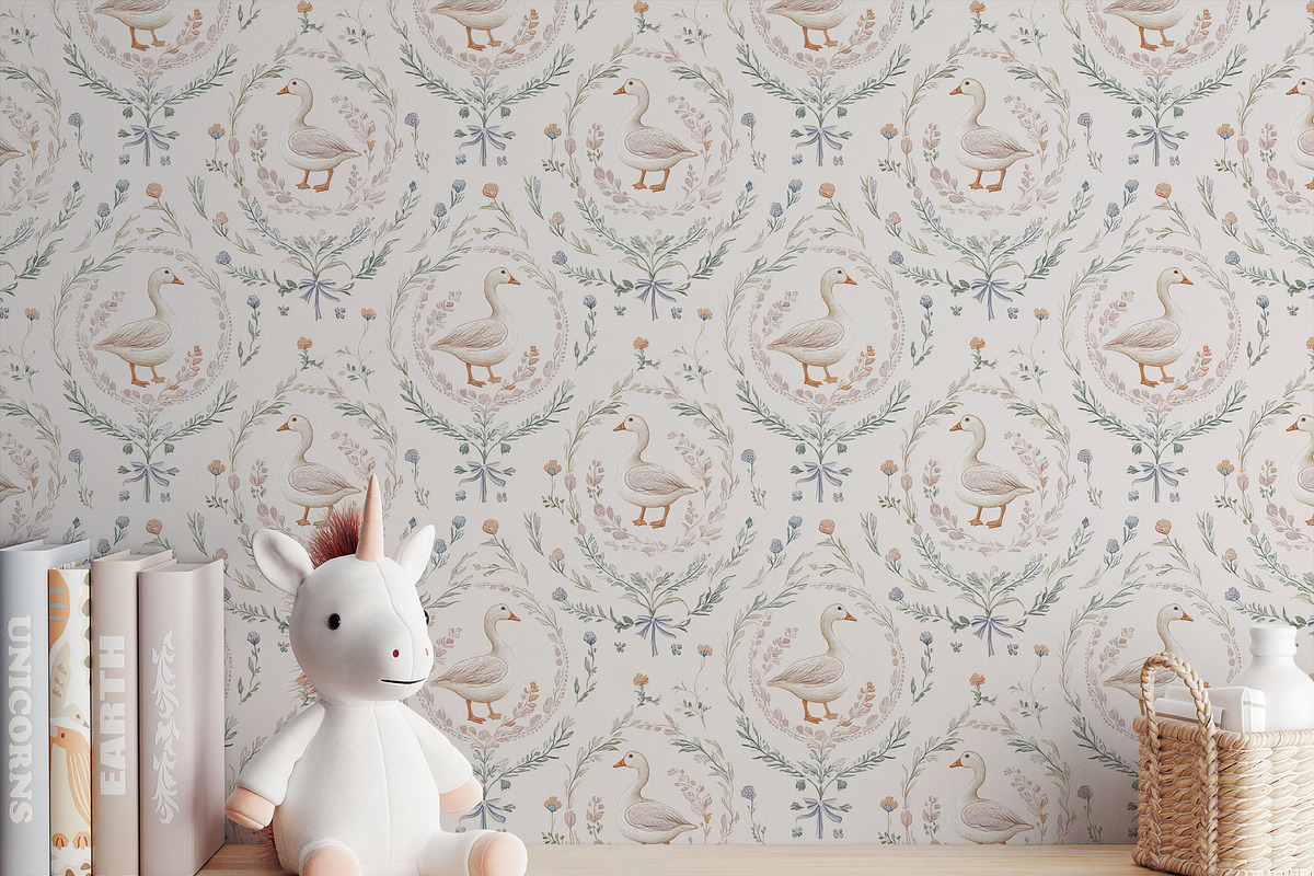 Whimsical Charm Vintage Patterns, a Pattern Graphic by Olya Creative (Photo 3 of 13)