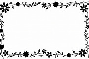 Vintage Floral Border Frame Pack, an Illustration by jahid234 (Thumbnail 5 of 10)