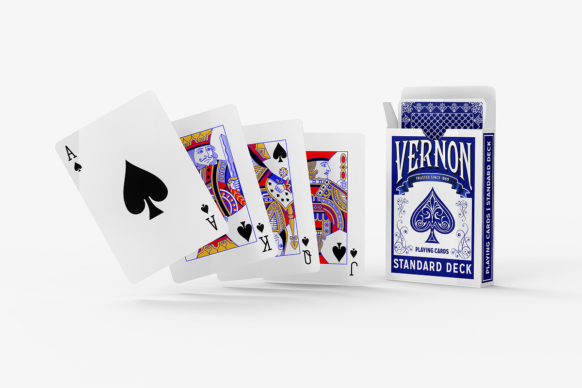 Playing Cards Mockup v.7 - 6 views, a Merchandise Mockup by Illusiongraphic (Photo 3 of 18)