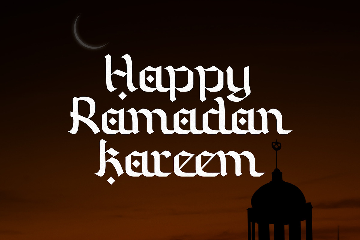 Hikma - Arabic Style Typeface, a Serif Font by HipFonts (Photo 2 of 10)