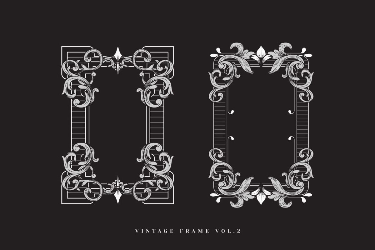 Frame Vintage Vol.2, an Object Graphic by Bewalrus Studio (Photo 5 of 6)