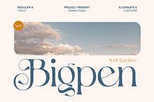 Bigpen - Elegant Modern Swash Serif