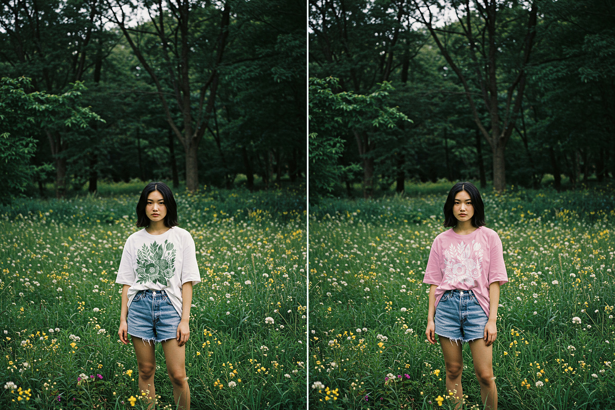 Botaniwave T-Shirt Mockup, a Shirt Mockup by Goodies.Buro (Photo 2 of 2)