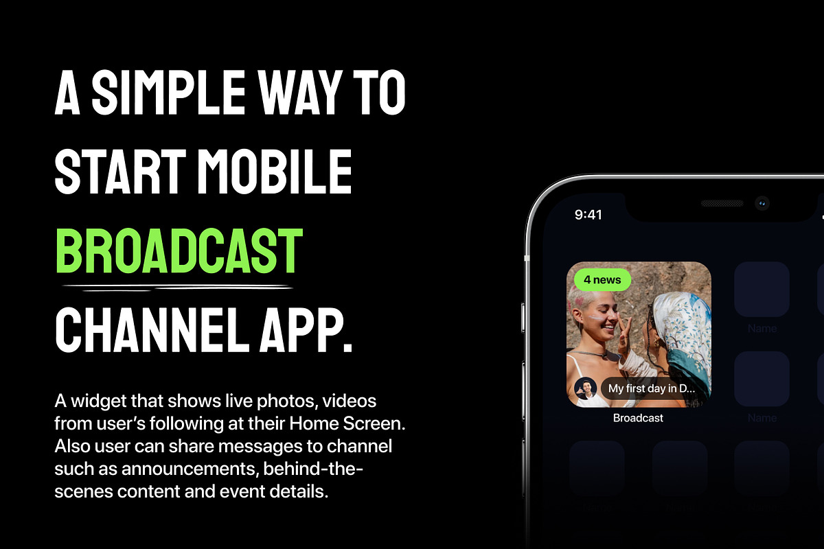 Broadcast Channels App UI Kit, an UI Kit Template by sythongnguyen777 (Photo 2 of 7)