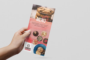 Cookie Shop DL Card Template