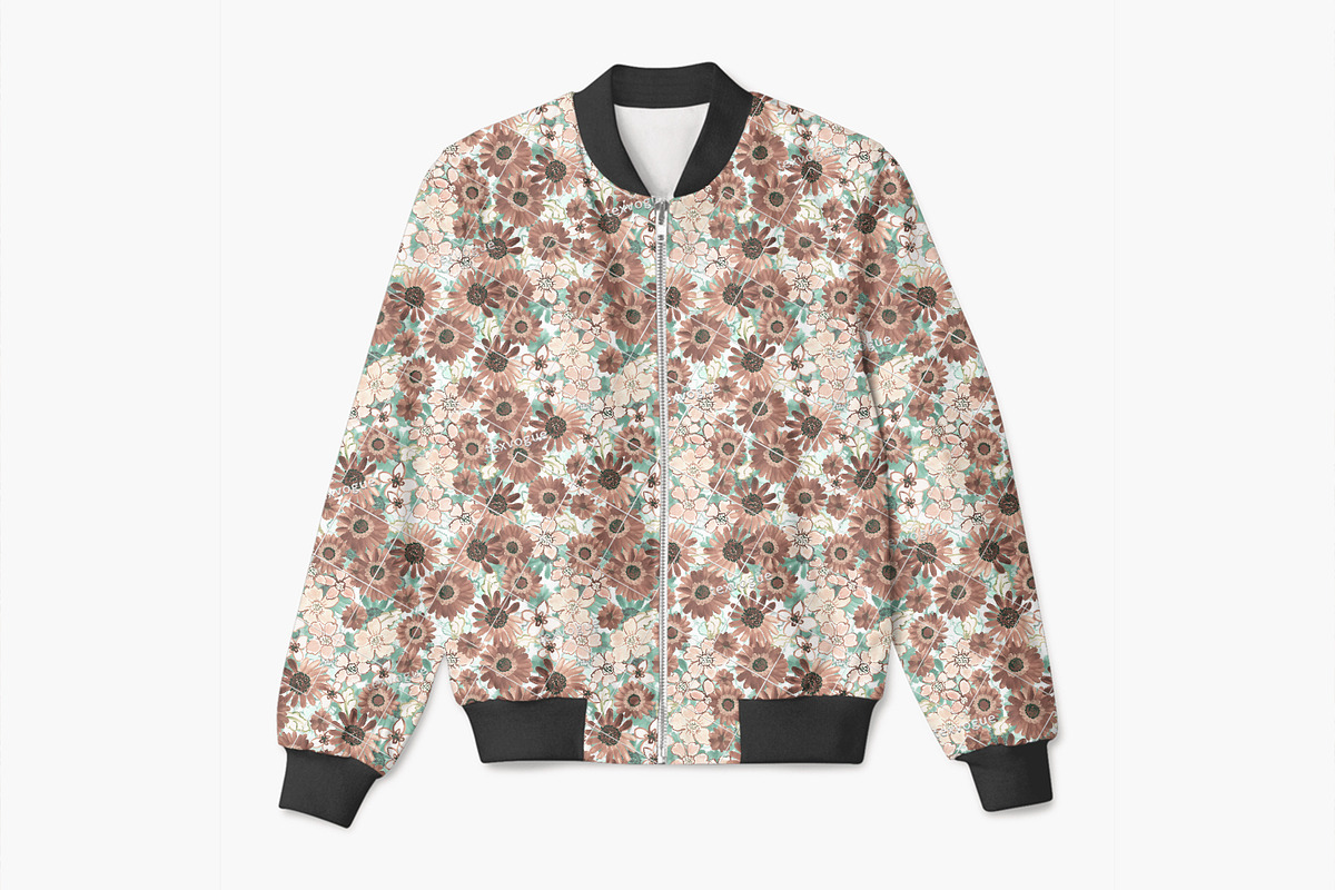 Krizantem Flower - Seamless Patterns, a Pattern Graphic by texvogue (Photo 14 of 18)