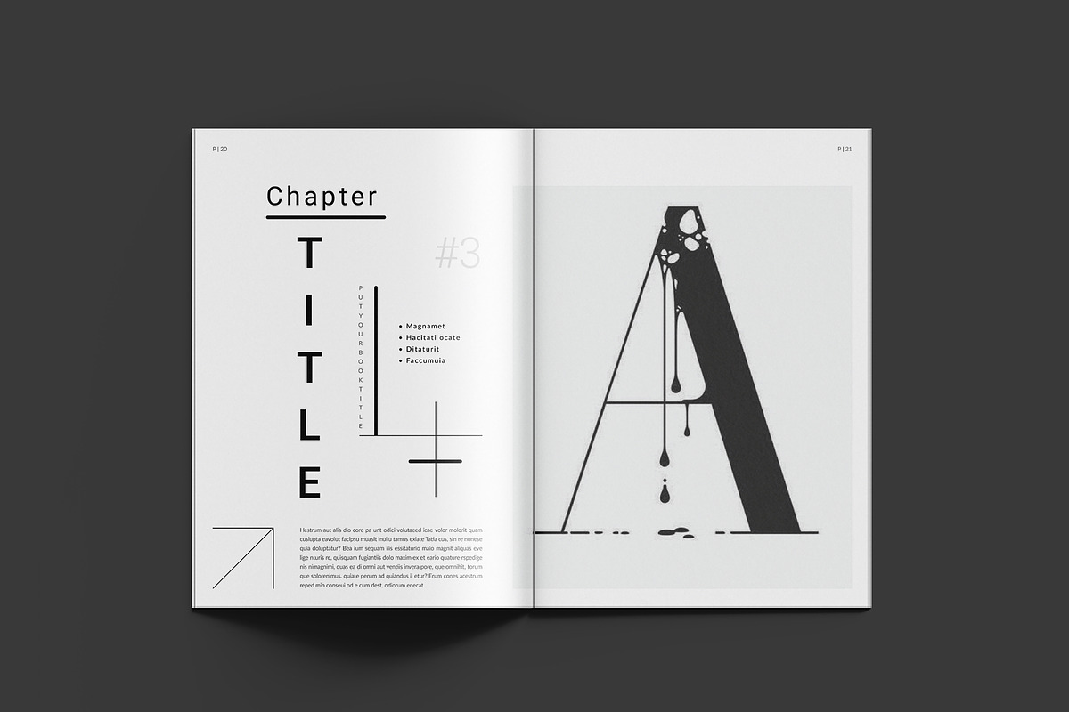 Book Title Layout Design Template, a Brochure Template by StyleArt (Photo 10 of 21)