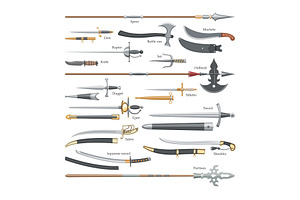 Sword Vector Medieval Weapon Of