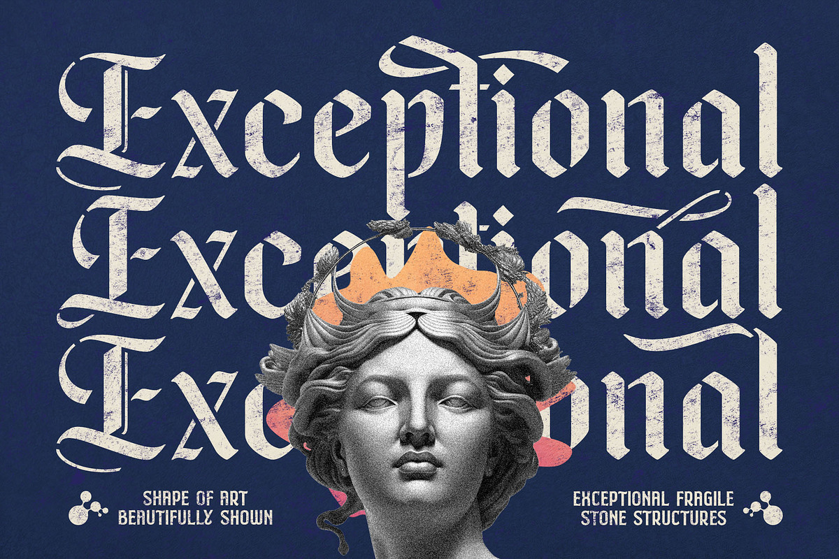 Black Deamond Typeface, a Blackletter Font by alit design (Photo 4 of 17)