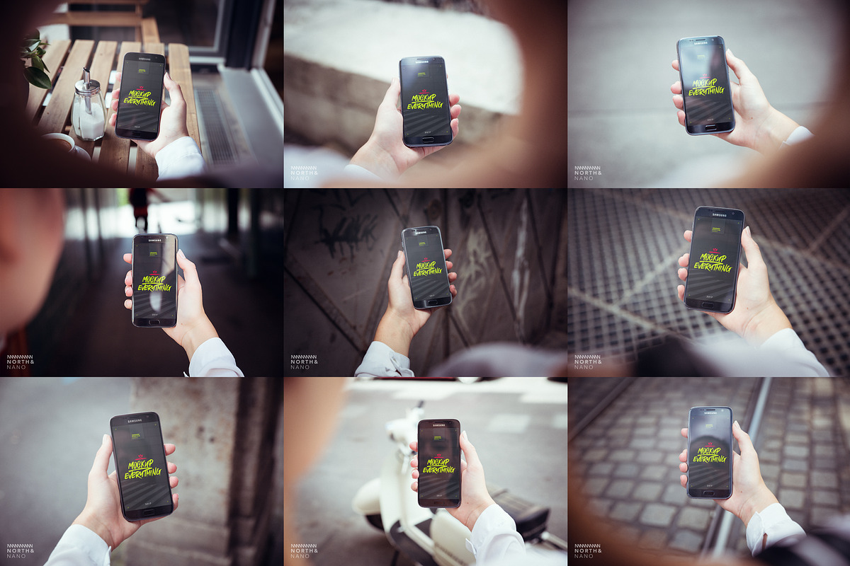 Samsung S7 PSD Mockups, an Android Mockup by North&Nano (Photo 2 of 8)