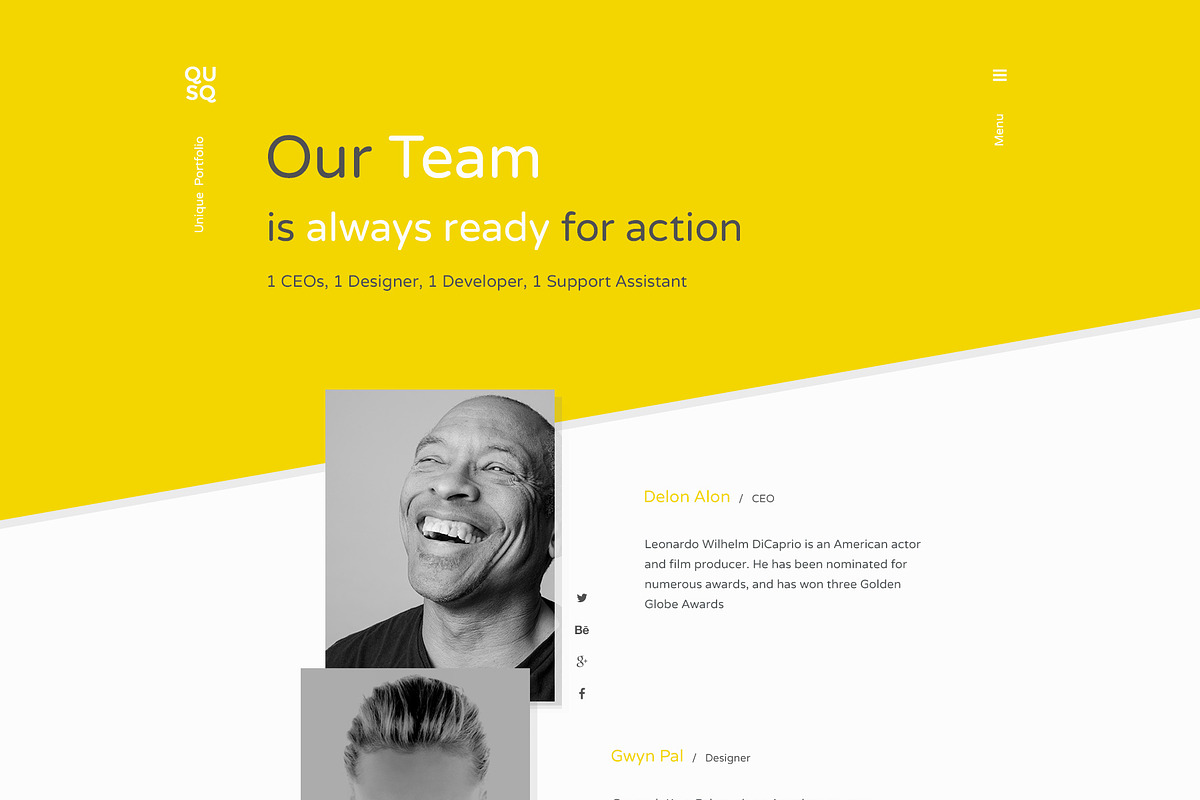 Qusq Pro - Unique Colorful Portfolio, a WordPress Template by IshYoBoy (Photo 11 of 14)