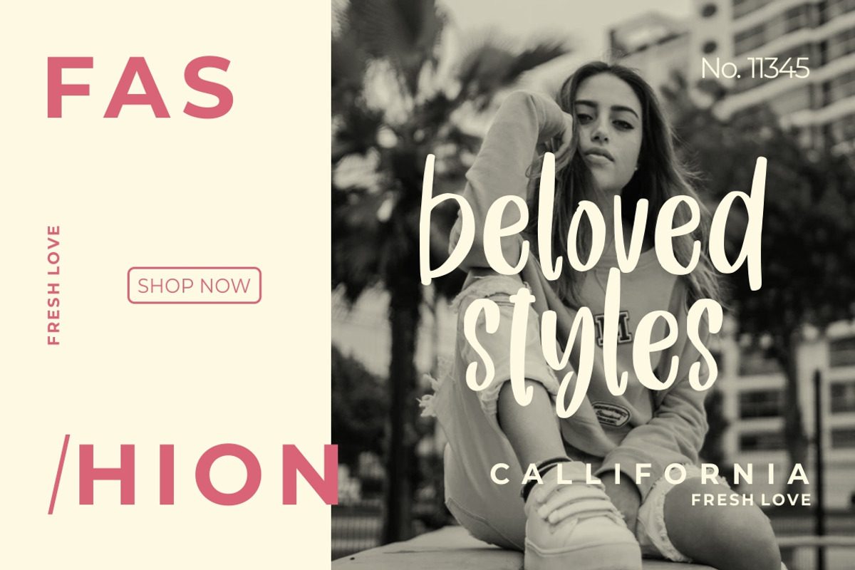 Fresh Love | Handwritten Font preview 3