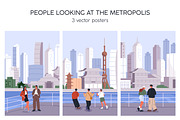People in China, Asia city cards set, a Person Illustration by Good Studio (Thumbnail 1 of 4)