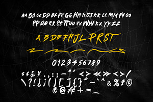 Saphifen - Halloween Horror Font