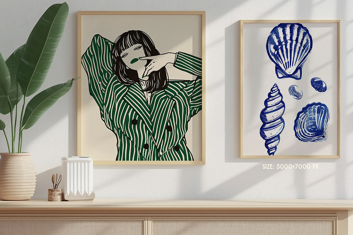 85 MIXED PRINT GALLERY, a Background Graphic by Ann Creative (Photo 4 of 10)