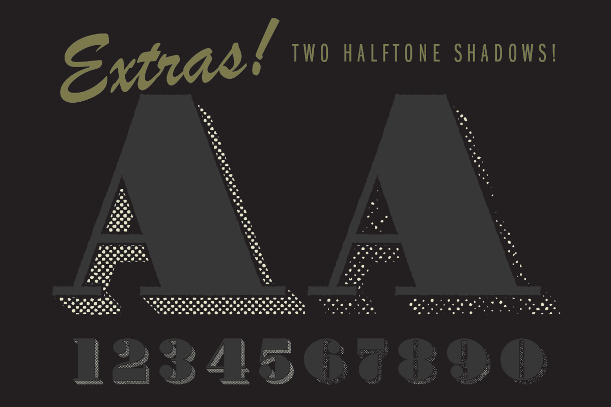 Priman Layered Display Font preview 4