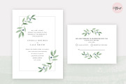 Minimalist Wedding Invitation Suite, an Invitation Template by Victoria Bilsborough (Thumbnail 2 of 3)