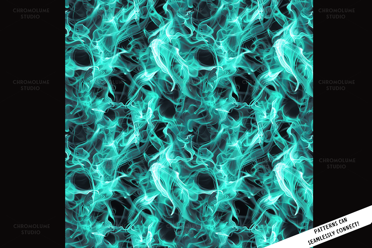 Luminous Blaze Digital Paper, a Pattern Graphic by Chromolume Studio (Photo 8 of 28)