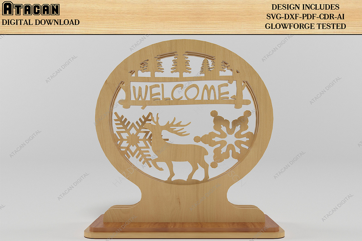 Lasercut Objects Scooter House Decor, a Design Template by AtacanDigital (Photo 6 of 10)