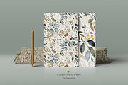 Colorless Flowers Watercolor Pattern, a Pattern Graphic by Webvilla Studio (Thumbnail 6 of 7)